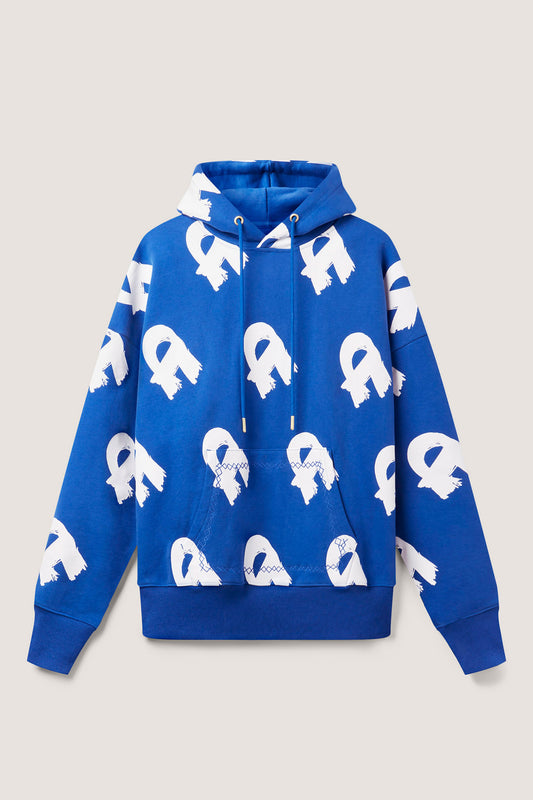 The Motif Hoodie- Cobalt